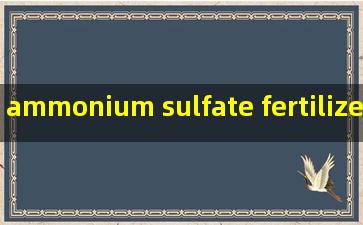 ammonium sulfate fertilizer for sale factory
